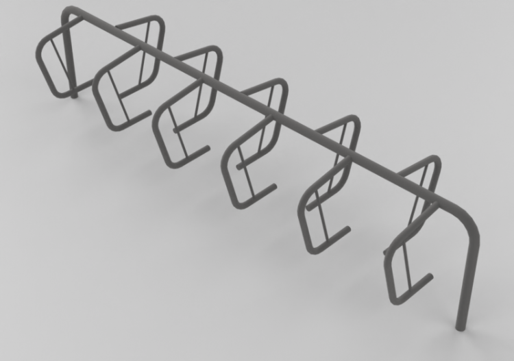 Accessori 3D - Portabiciclette da terra - ACCA software