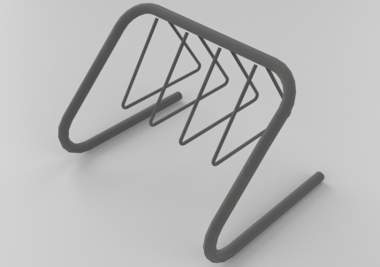 Acessórios 3D - Suporte de bicicleta para chao - ACCA...