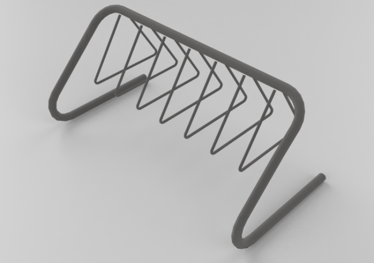 Accessoires 3D - Râtelier au sol - ACCA software