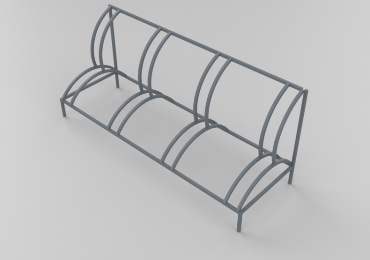 配饰 - Ground mounted bike rack - ACCA software