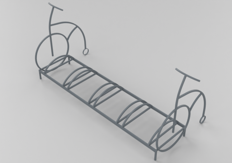 3D Zubehör - Farhrradträger mit Bodenbefestigung - ACCA...