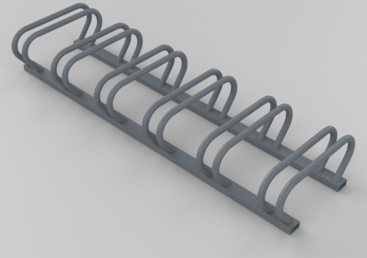 Accessoires 3D - Râtelier au sol - ACCA software