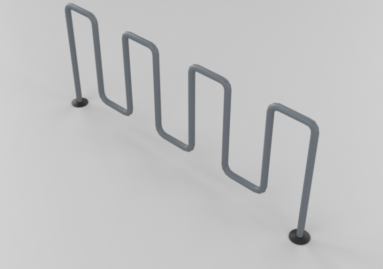 Accessoires 3D - Râtelier au sol - ACCA software