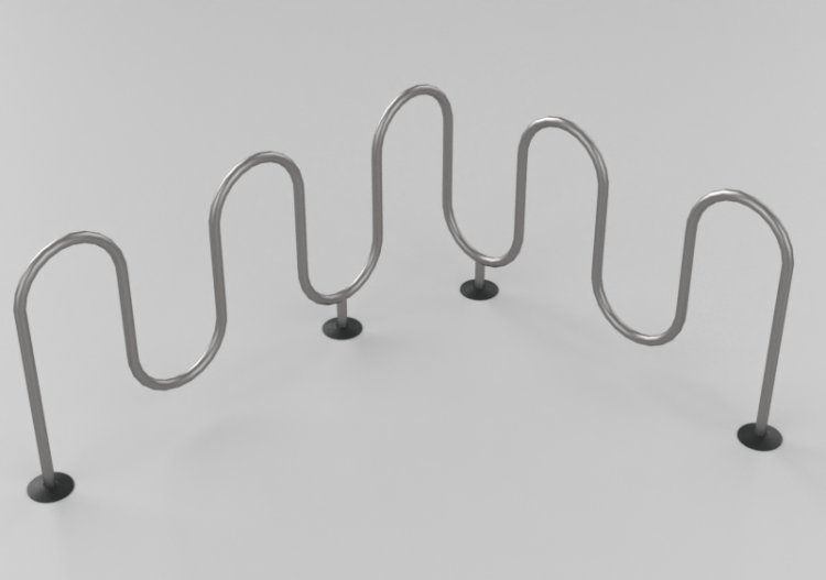 Accessoires 3D - Râtelier au sol - ACCA software
