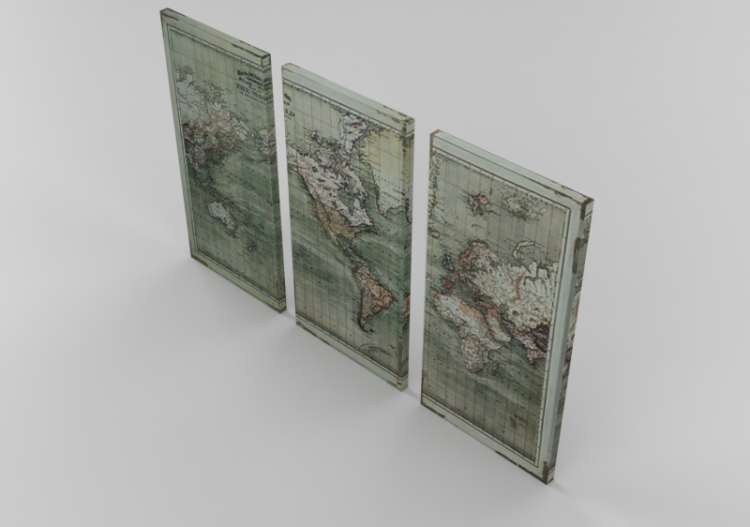 Quadros 3D - Quadro para sala de estar moderno - ACCA...