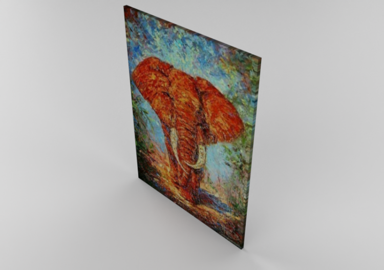 3D Paintings - Living room painting - ACCA software