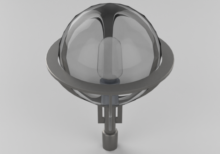 Lampada da terra 3D - Lampione con una lampada - Hobbyka –...