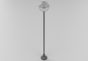 Garden lamp posts 3D - Lamppost with two lights - Hobbyka – City