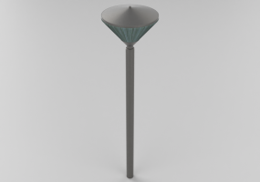 Farola jardín 3D - Farola con una lámpara - Hobbyka – NTV 190