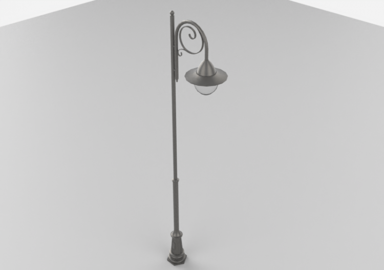 3D Straßenlanternen - Laterne mit einer Lampe - Hobbyka -...