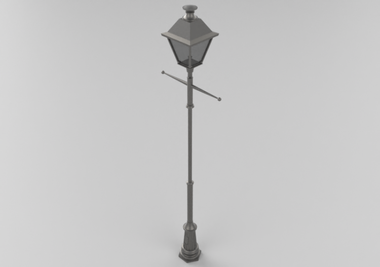 Réverbères routiers 3D - Réverbère avec une lampe - Hobbyka...