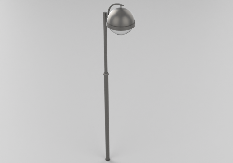 Réverbères routiers 3D - Réverbère avec une lampe - Hobbyka...