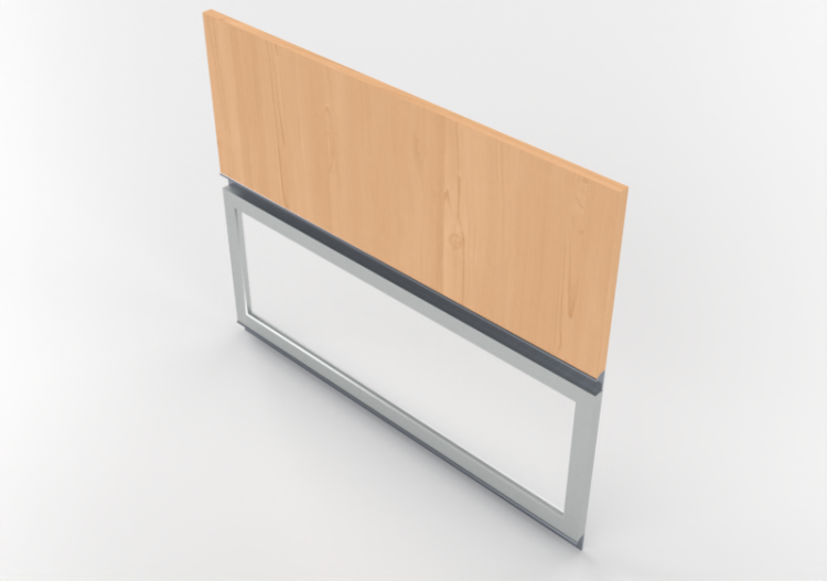 Hojas 3D - Batientes con cristal para colgantes cocina...