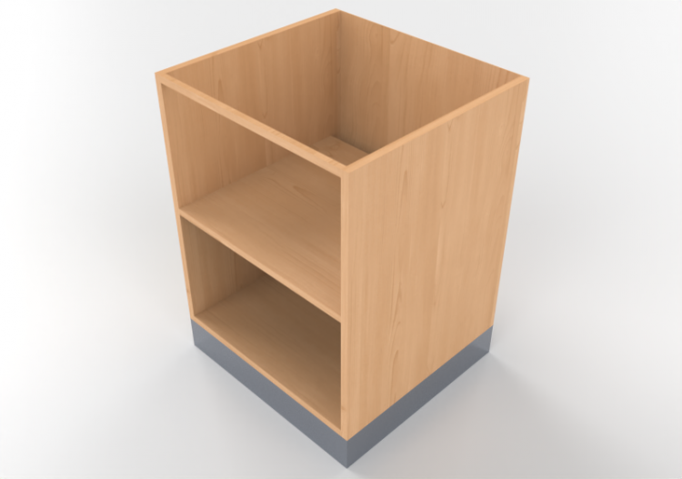 Basi 3D - Base per cucina 60x82cm - ACCA software