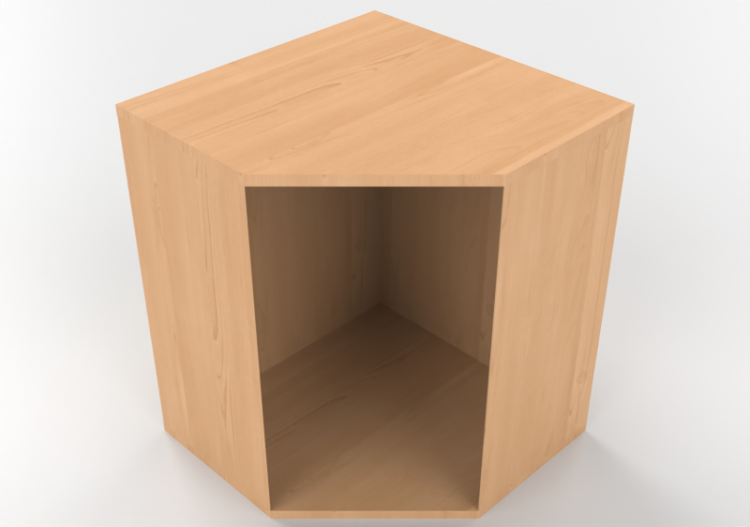Colgantes 3D - Colgante angular para cocina 60x72cm - ACCA...