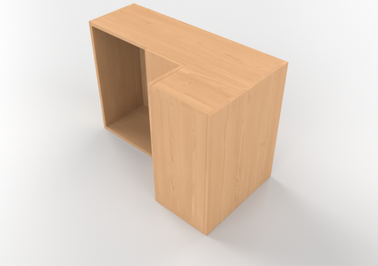 Colgantes 3D - Colgante angular izquierdo para cocina...