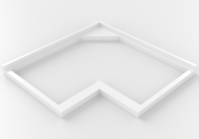 3D Planes - Angle kitchen top 90x90cm