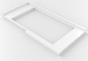 3D Tischplatten - Eck-Küchenarbeitsplatte 120x60cm