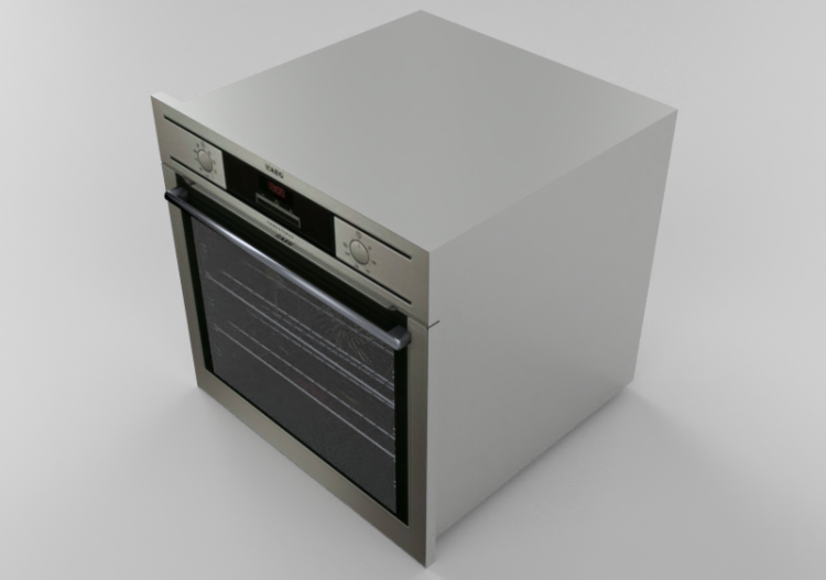 3D Haushaltgeräte - Backofen 60x60cm. - ACCA software