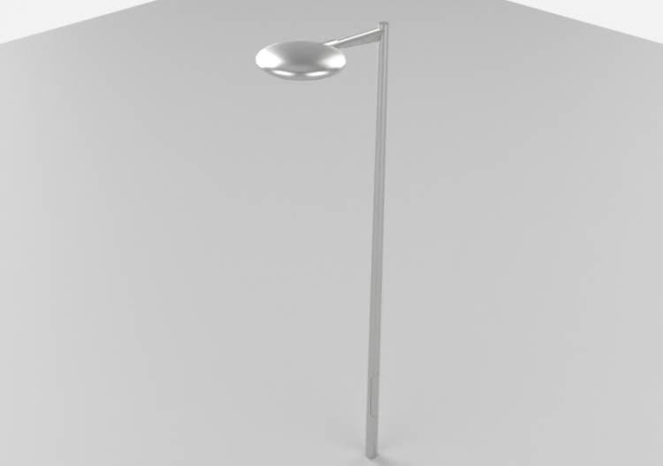 3D Street Lights - LED street lamp - ACCA software