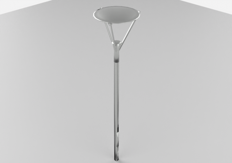 3D Street Lights - Lamppost with single light source - ACCA...
