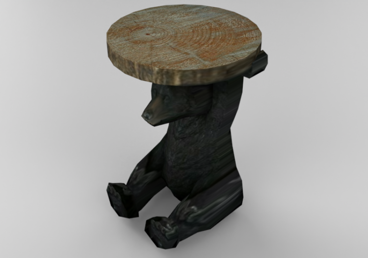 Tavoli 3D - Tavolino d’appoggio Bear – Kare – 76375 - ACCA...