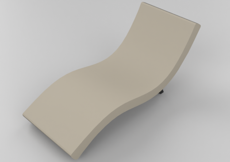3D Stühle - Liegestuhl Slumber cloud - Kare – 82375 - ACCA...