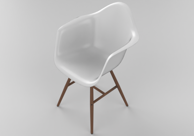 Cadeira 3D - Cadeira com apoio de braço Forum - Kare –...