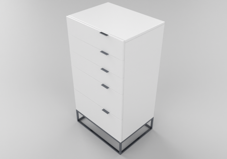 3D Möbel - Anrichte Cloud 5 – Kare - 81917 - ACCA software