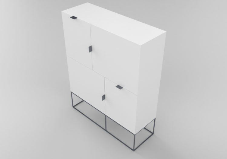 3D Furniture - Sideboard Cabinet Cloud 5 – Kare - 81918 -...