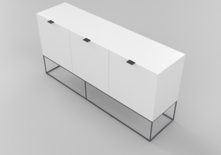 3D Möbel - Anrichte Cloud – Kare - 8191 - ACCA software