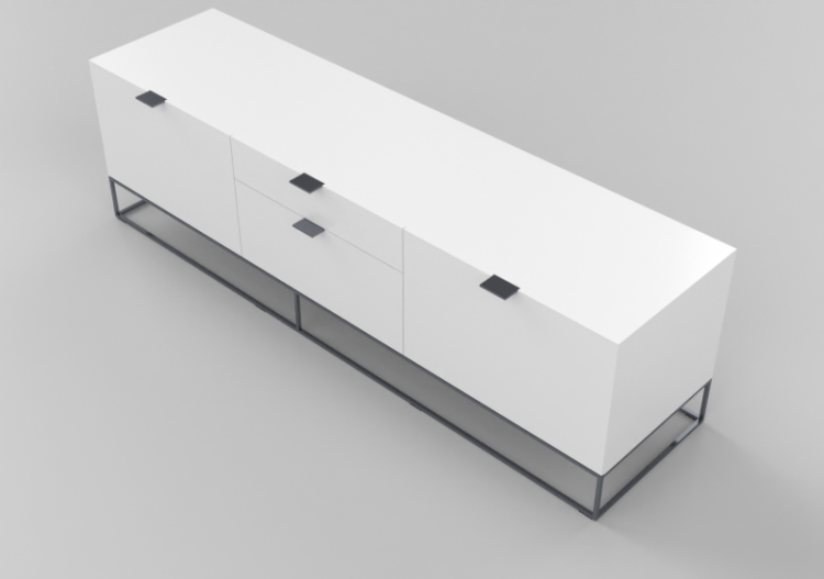 3D Möbel - TV-Möbel Cloud – Kare - 81920 - ACCA software