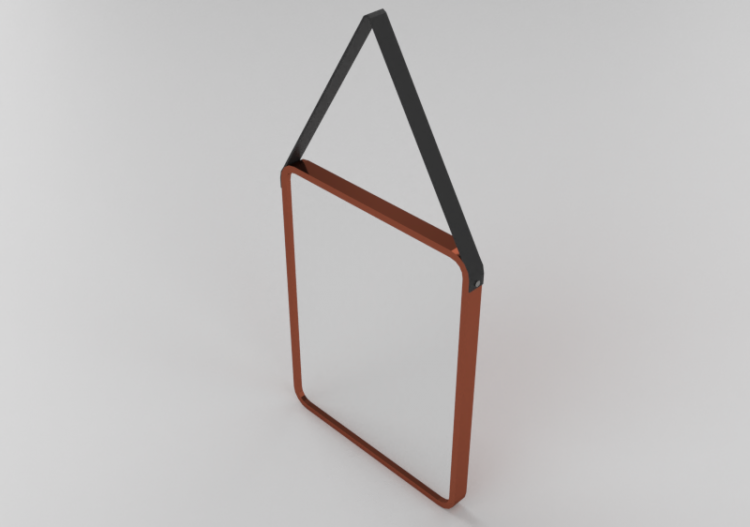 Accesorios 3D - Espejo Salute rectangular 52x40cm - Kare –...