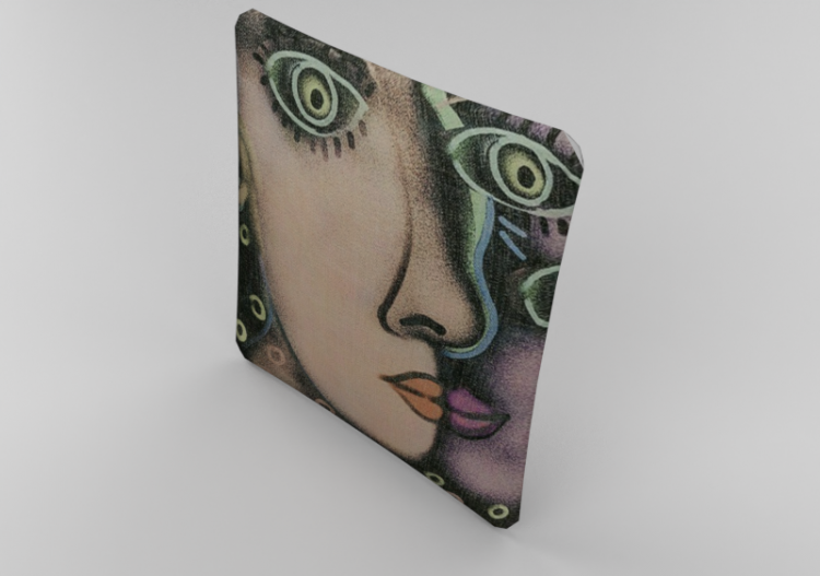 3D Accessories - Cushion Art Faces 45x45cm - Kare – 64669 -...