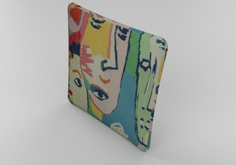 配饰 - Cushion Art Faces 45x45cm - Kare – 64669B - ACCA...