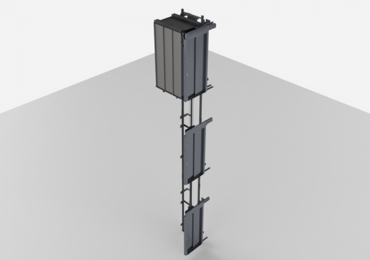 Ascensori 3D - Ascensore - KONE - MySpace - ACCA software