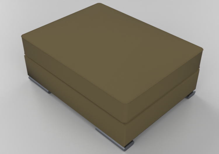 Divans 3D - Canapé pouf composable en cuir - Giulio Marelli...