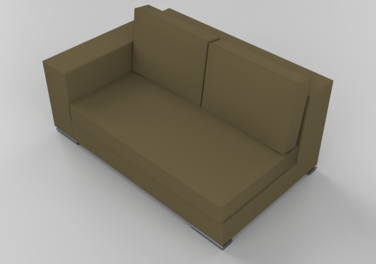 3D Sofa - Modular upholstered leather sofa - Giulio Marelli...