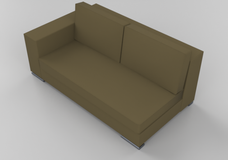 3D Sofa - Modular upholstered leather sofa - Giulio Marelli...