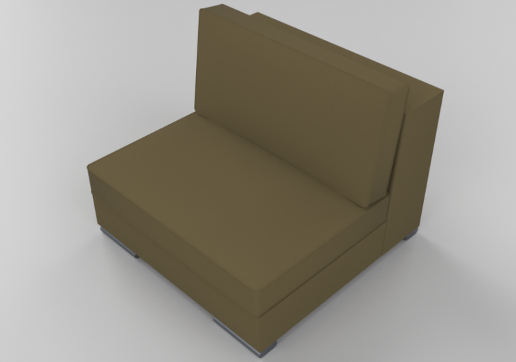 3D Sofa - Modular upholstered leather sofa - Giulio Marelli...