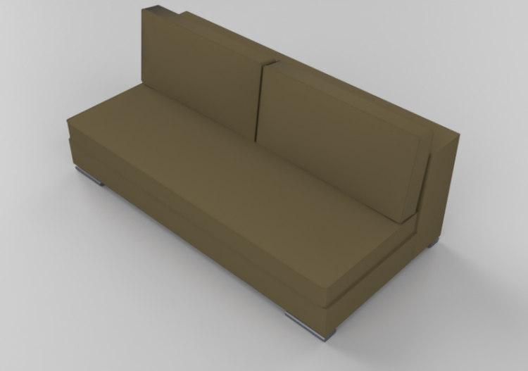 Divans 3D - Canapé composable en cuir- Giulio Marelli –...