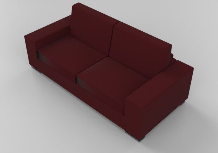 Poltronas y Sofás 3D - Sofá de piel - Giulio Marelli – Plus...