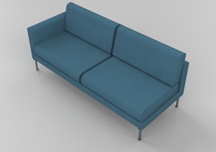 Divans 3D - Canapé composable en cuir- Giulio Marelli –...