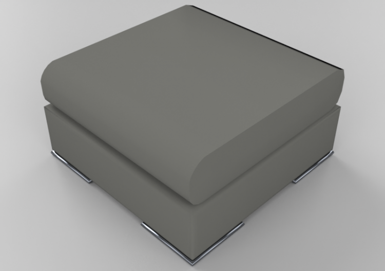 Divans 3D - Canapé pouf composable en cuir - Giulio Marelli...