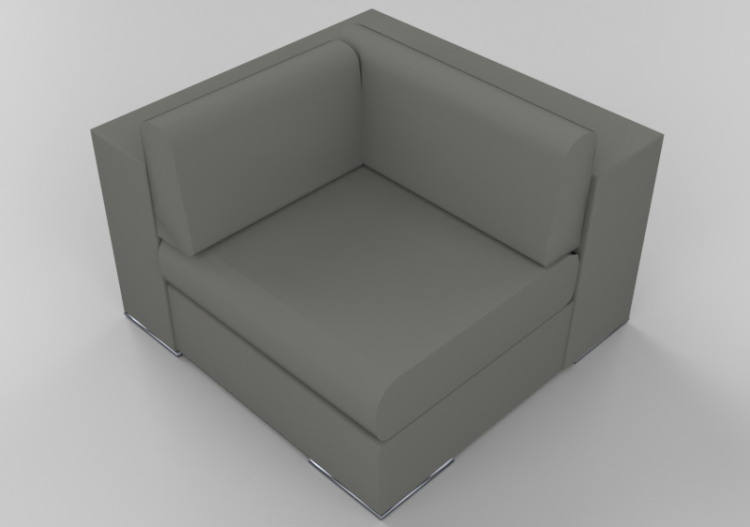 Divans 3D - Canapé composable en cuir - Giulio Marelli –...