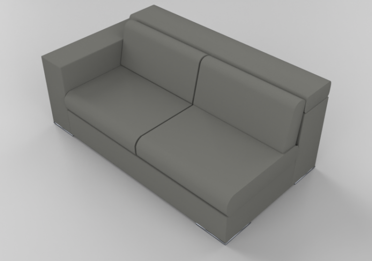 Divans 3D - Canapé composable en cuir - Giulio Marelli –...