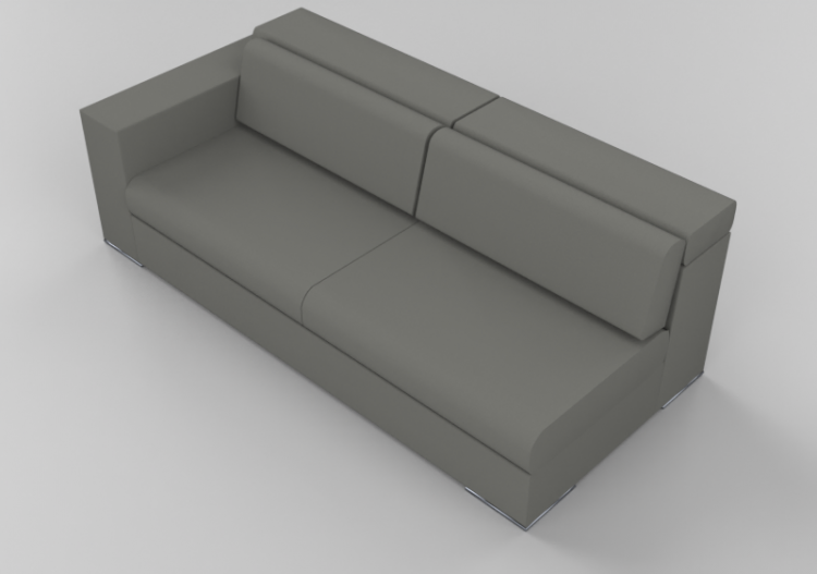 Divans 3D - Canapé composable en cuir - Giulio Marelli –...