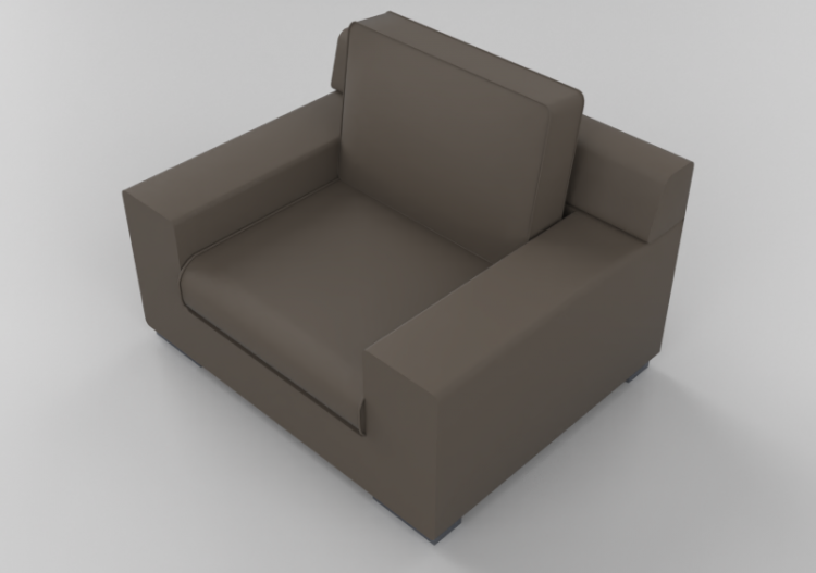 Chairs and Sofas 3D - Leather modular Sofa - Giulio Marelli...