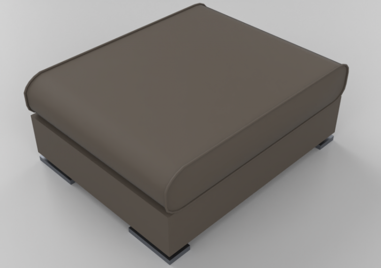 Divans 3D - Canapé pouf composable en cuir - Giulio Marelli...