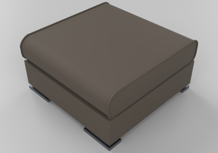 Divans 3D - Canapé pouf composable en cuir - Giulio Marelli...